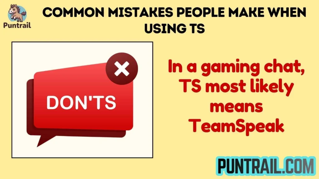 Common Mistakes People Make When Using TS