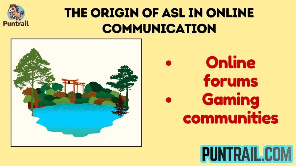 The Origin of ASL in Online Communication