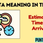eta meaning in text