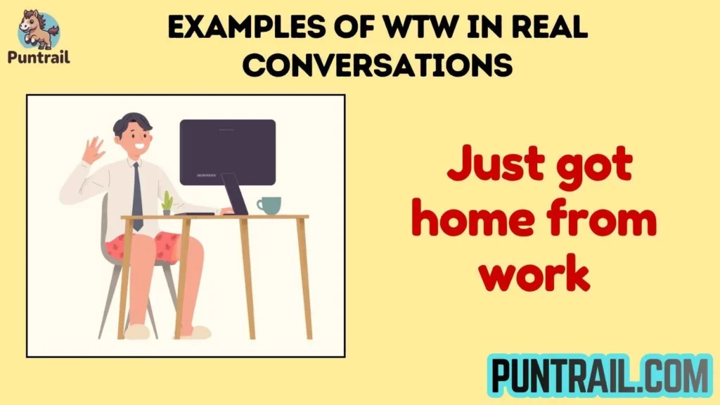 Examples of WTW in Real Conversations