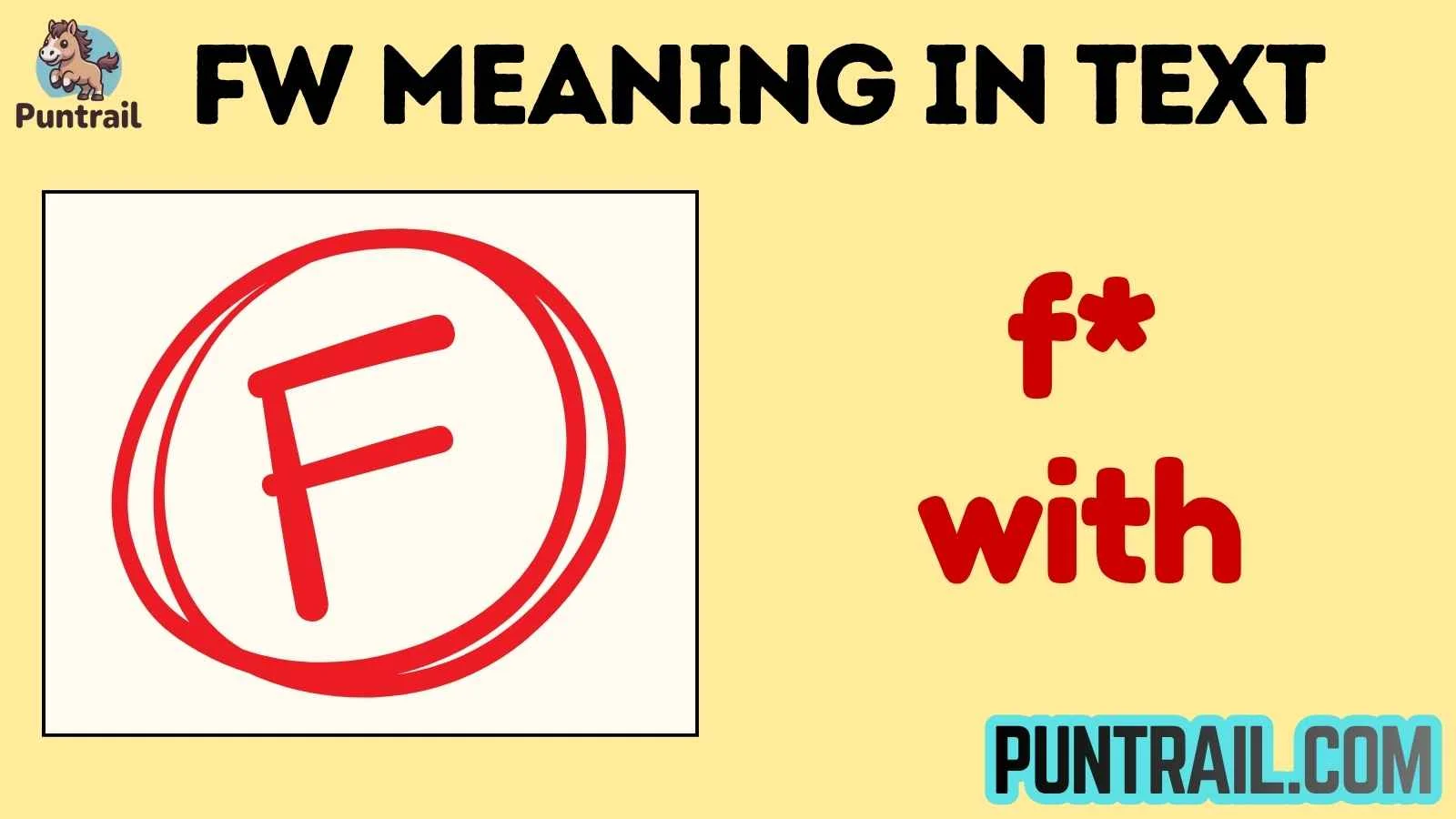 fw meaning in text