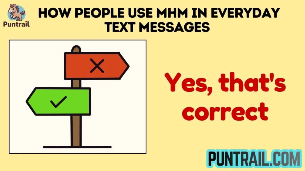 How People Use MHM in Everyday Text Messages 