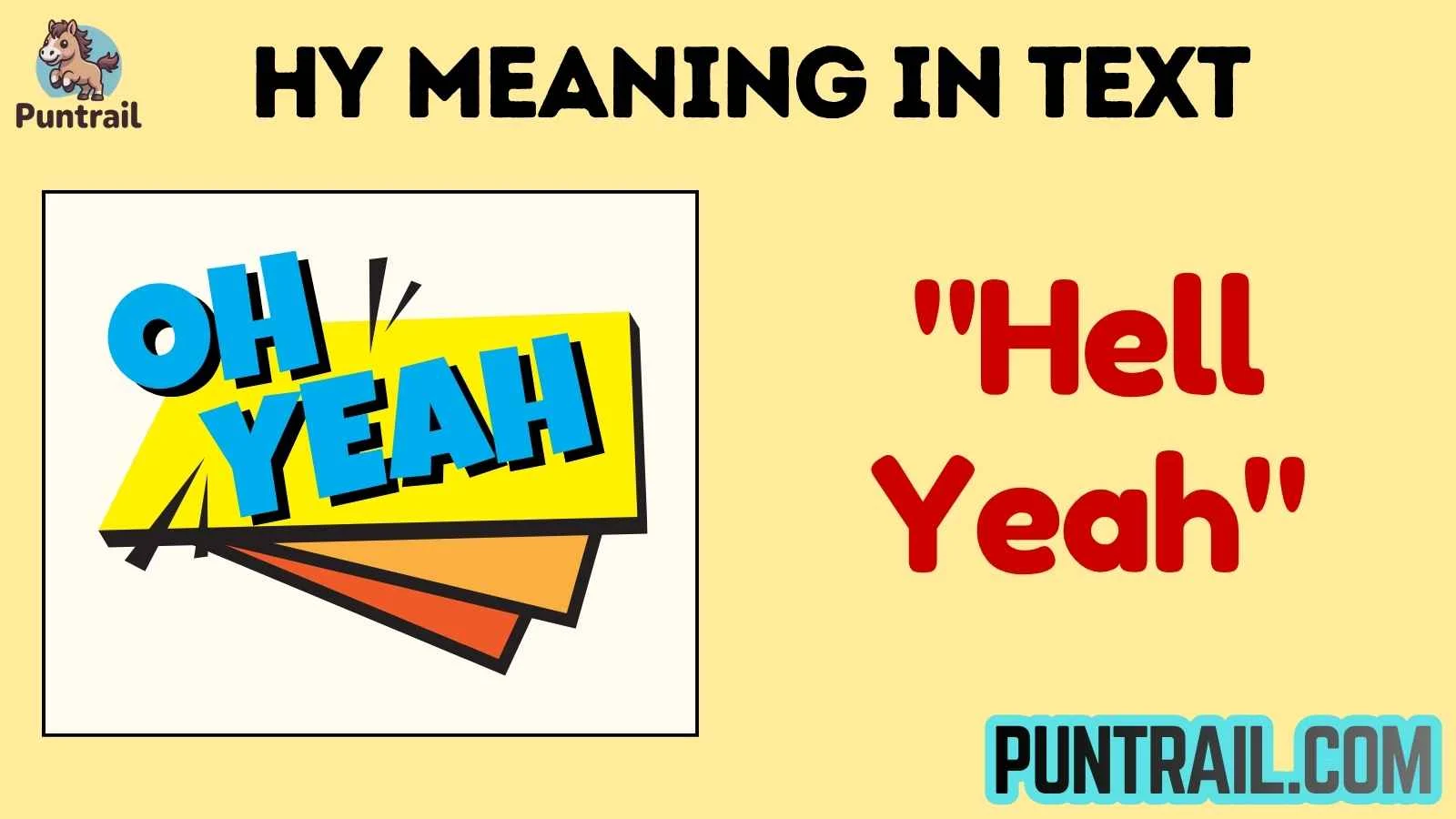 hy meaning in text