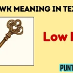 lwk meaning in text