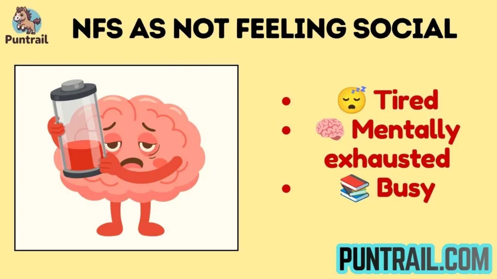 NFS as Not Feeling Social