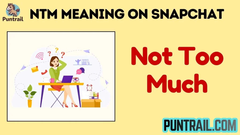 NTM Meaning on Snapchat 