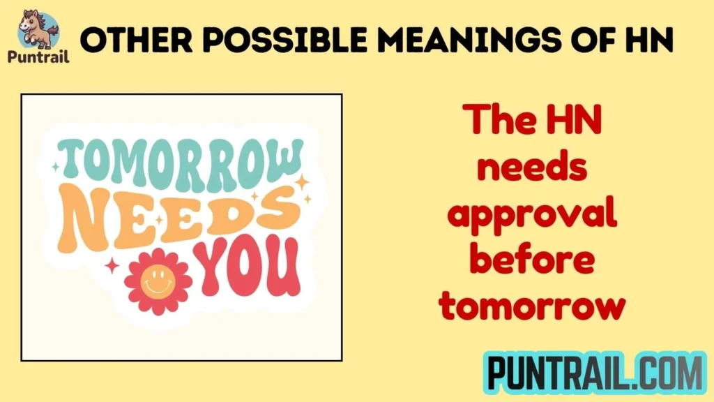 Other Possible Meanings of HN