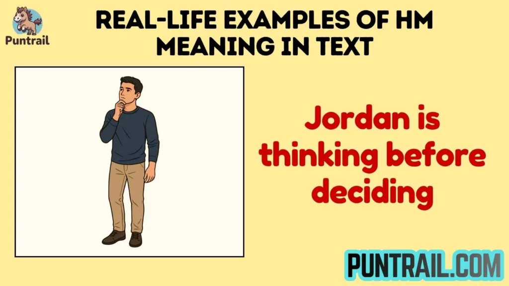 Real-Life Examples of HM Meaning in Text
