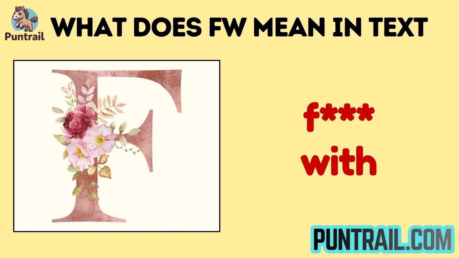 what does fw mean in text