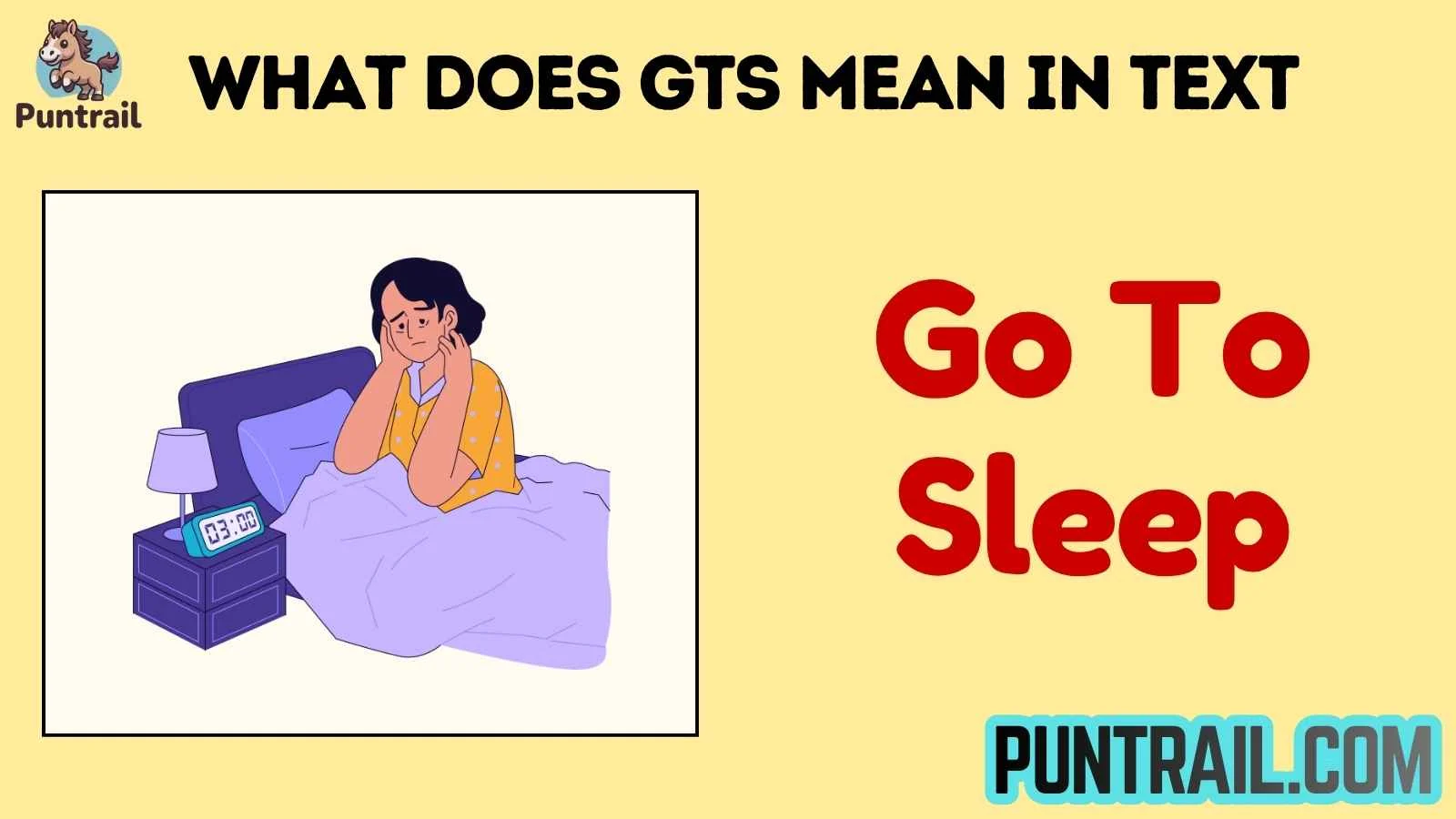 what does gts mean in text