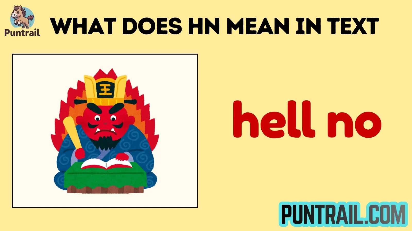 what does hn mean in text