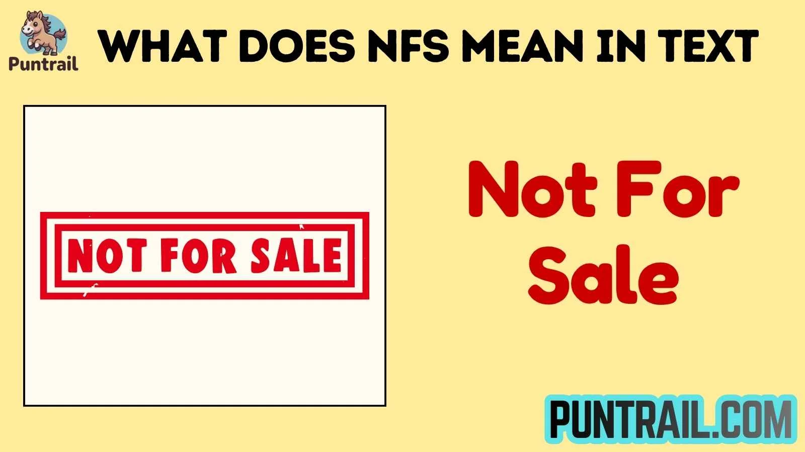 what does nfs mean in text