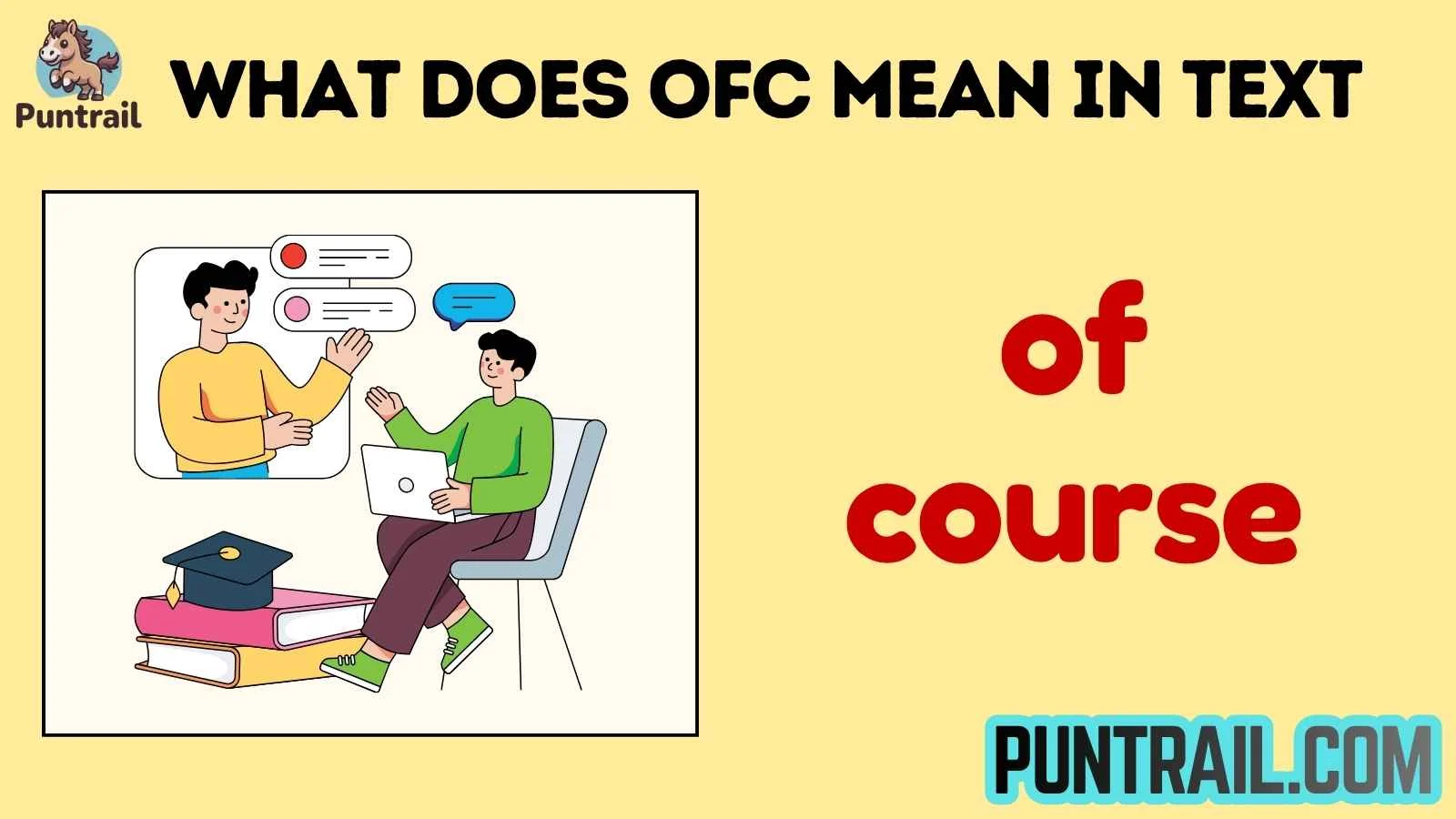 what does ofc mean in text