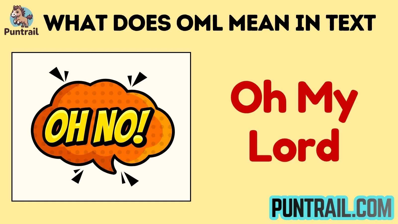 what does oml mean in text