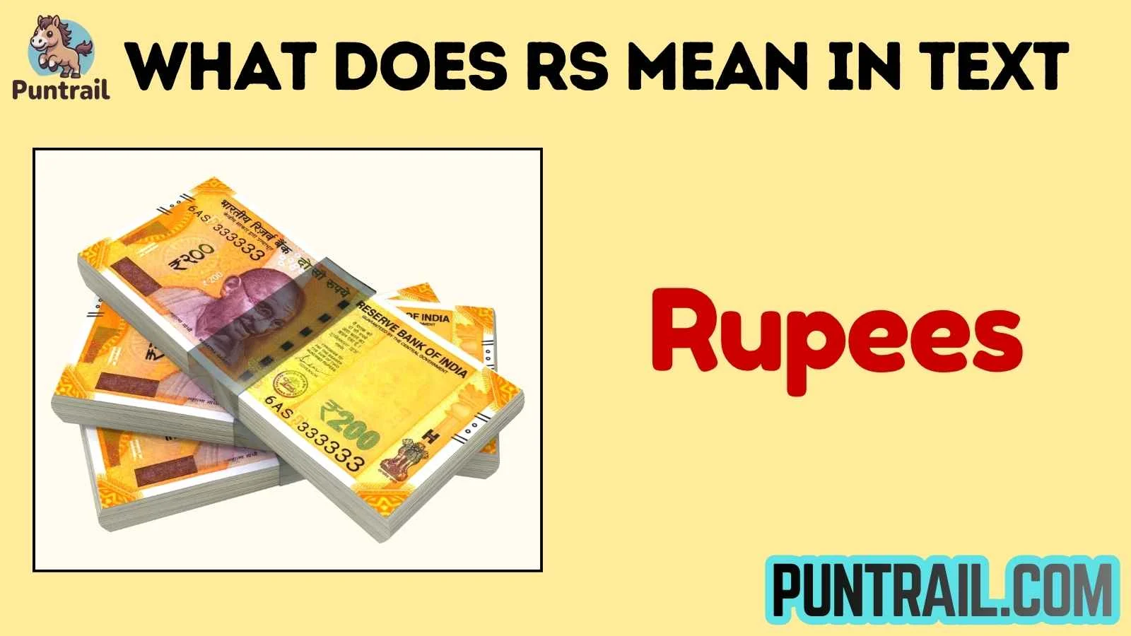 what does rs mean in text