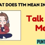 what does ttm mean in text