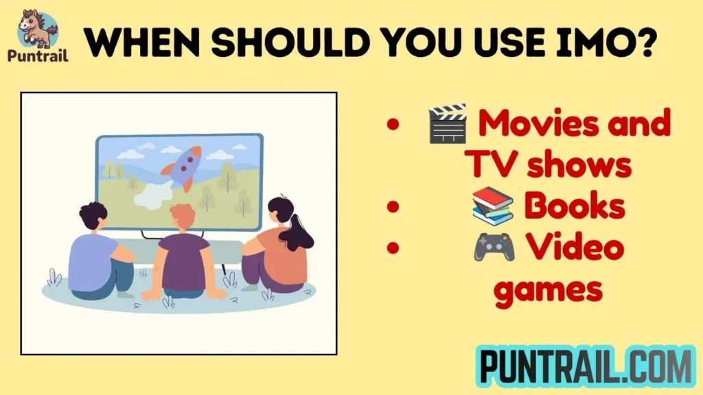 When Should You Use IMO?