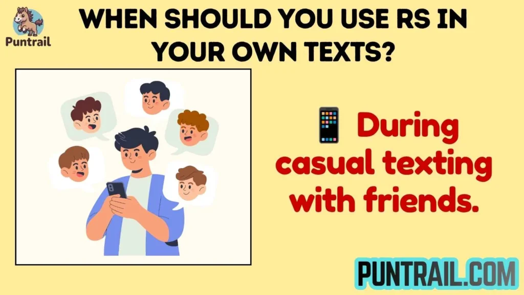 When Should You Use RS in Your Own Texts?