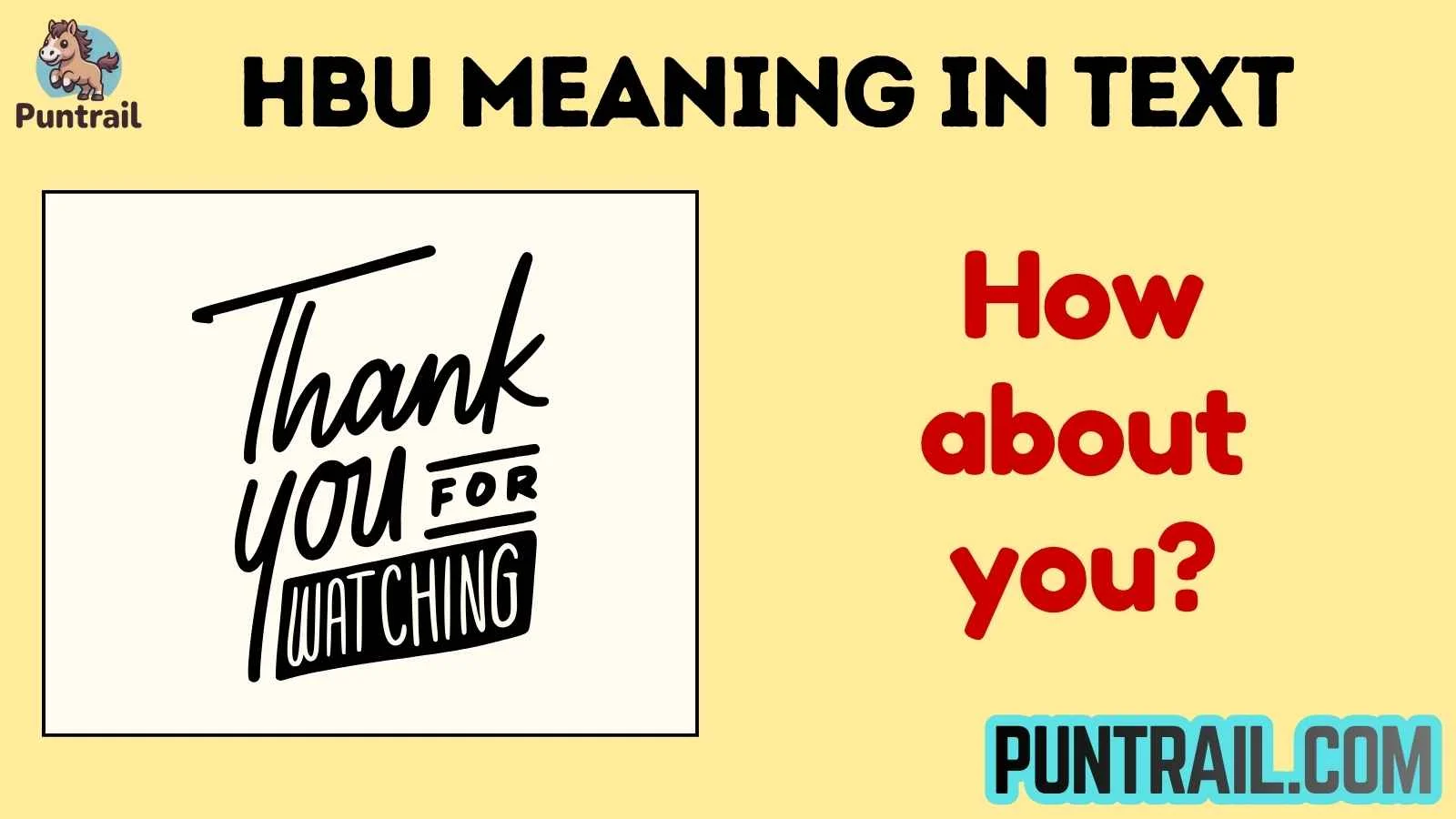 hbu meaning in text