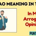 imao meaning in text