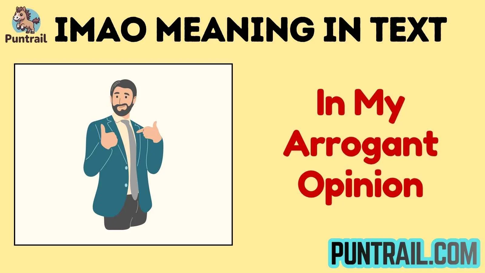 imao meaning in text