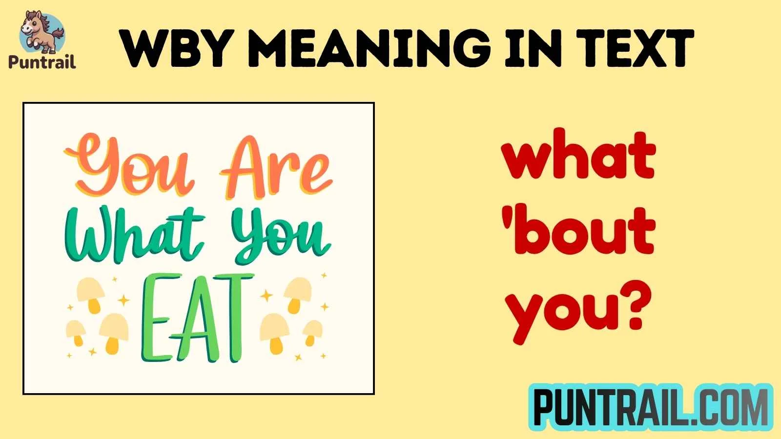 wby meaning in text