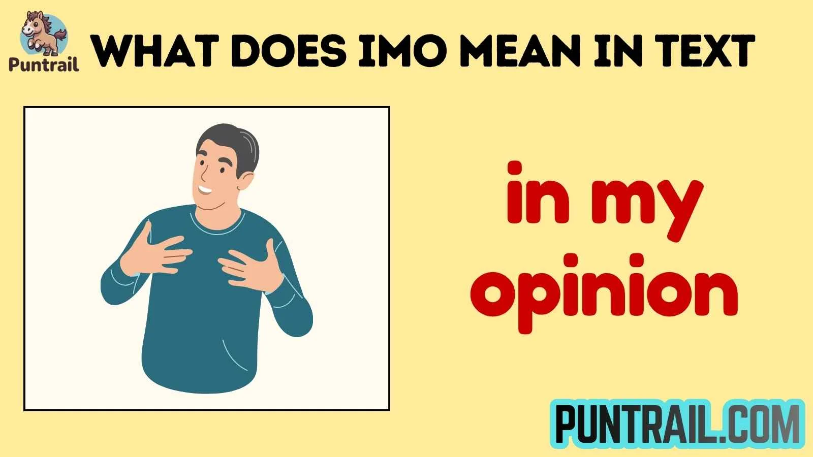 what does imo mean in text