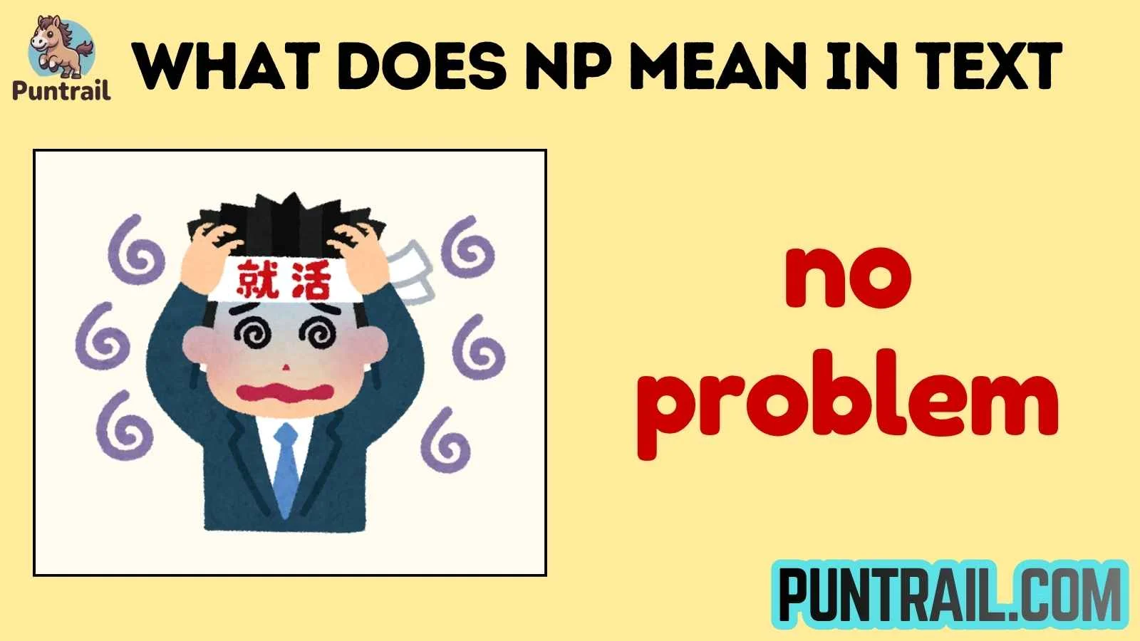what does np mean in text