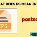 what does ps mean in text