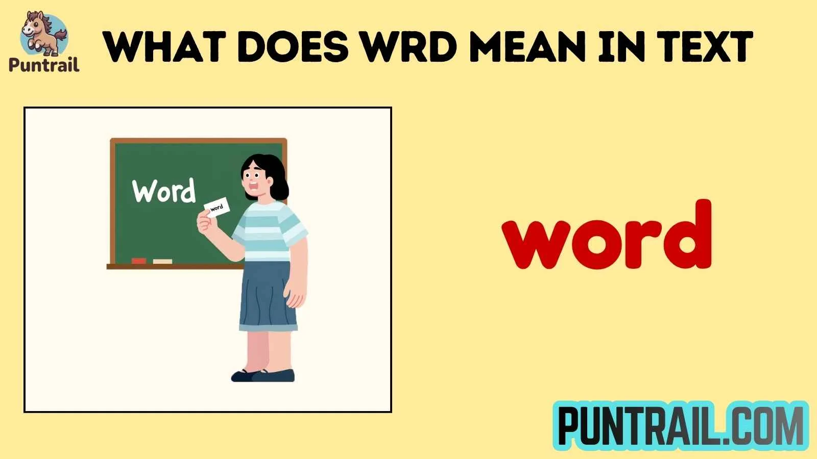 what does wrd mean in text