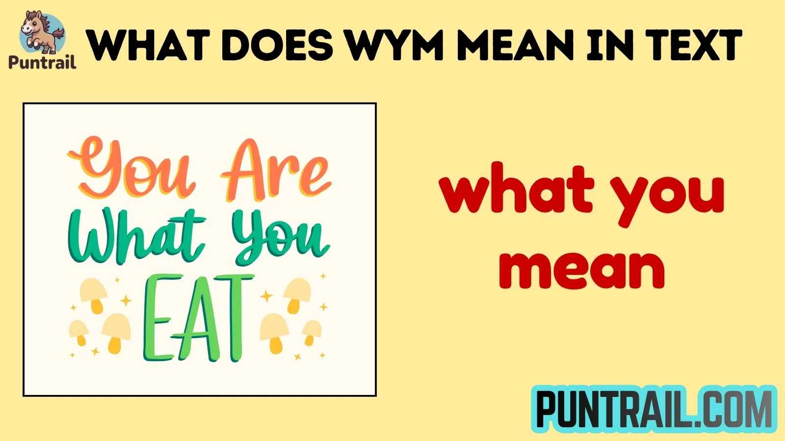 what does wym mean in text